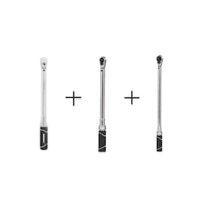 1/4 in., 3/8 in. and 1/2 in. Drive Torque Wrench Set (3-Piece)