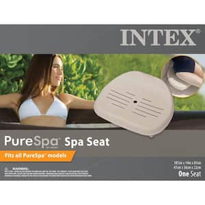 PureSpa Hot Tub and Pool Maintenance Kit and Removable Slip Resistant Seat (2-Pack)