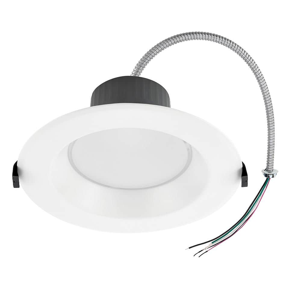 6 in. Recessed Commercial LED Downlight, No Housing Required White Trim Selectable Color Temperature/Wattage 1850 Lumens price history on PriceWatchPro