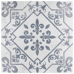 Atlantic Azul 9 in. x 9 in. Ceramic Floor and Wall Take Home Tile Sample