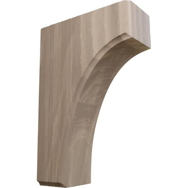 Ekena Millwork 1-3/4 in. x 4 in. x 6 in. Unfinished Wood Walnut Clarksville Corbel