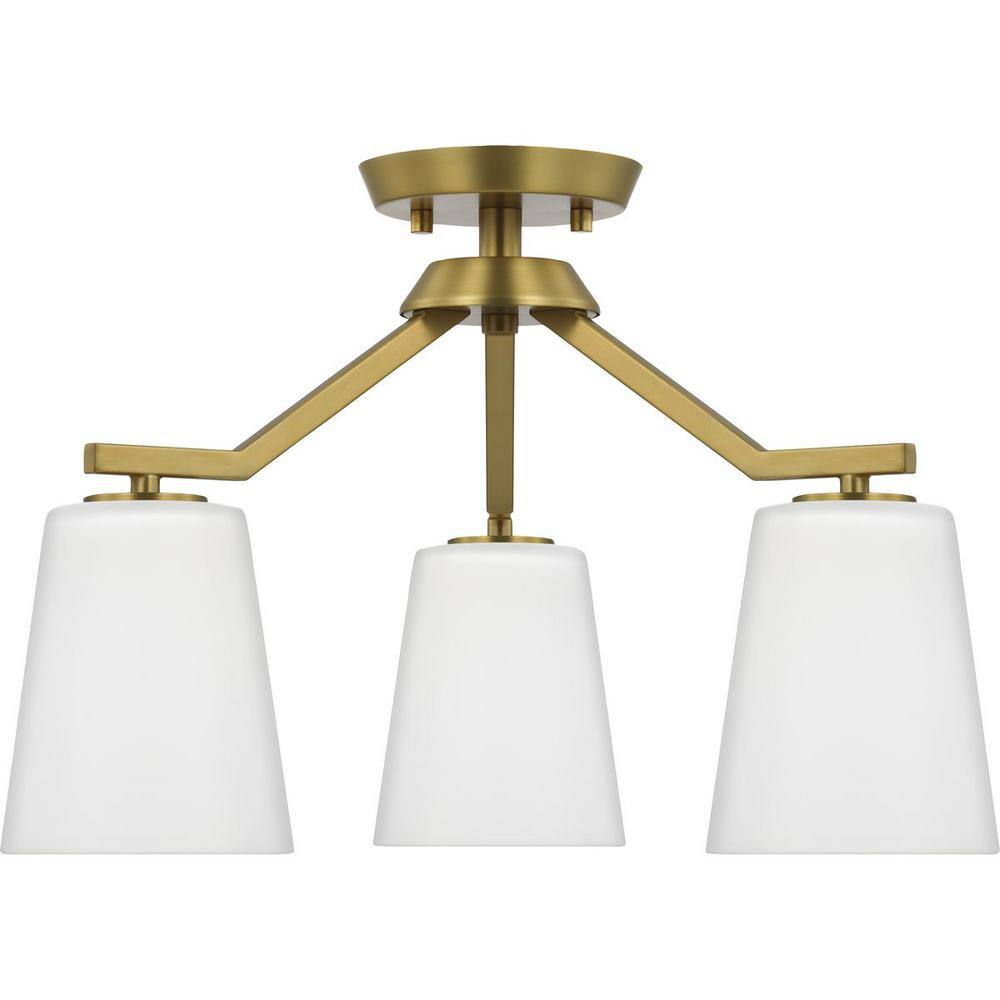 Vertex Brushed Gold and Nickel Convertible Chandelier with Etched Glass Shade