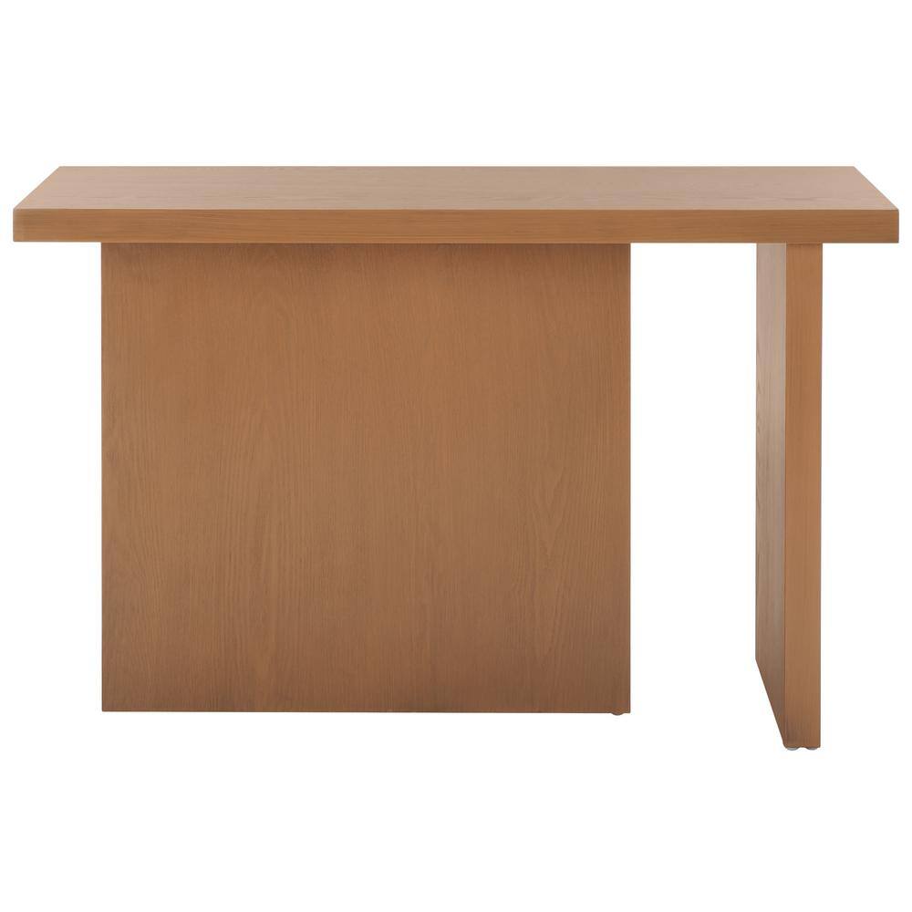 Assana 15.75 in. Sand Rectangle Wood Console Table