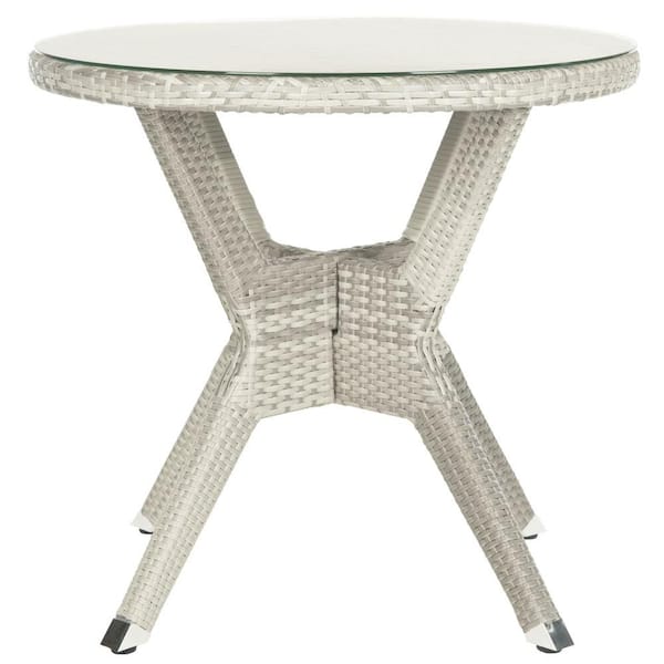 SAFAVIEH Langer Grey Weatherable End Table