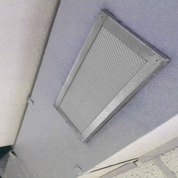 thumbnail image 2 of Galvanised Steel Air Vent Grille With Fly Screen – 300mm X 150mm, Flat Louvre Duct Cover 2 of 6