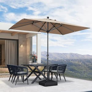 green patio deck umbrellas AreShark 9 FT Umbrella for Outdoor, Outdoor Table Umbrella with Push Button Tilt and Crank, Outdoor Patio with 8 Sturdy Ribs for Market, Garden, Pool (Apple Green) Size:24x30 CorLiving 9ft Tilting Cantilever Backpack_type Made with durable steel