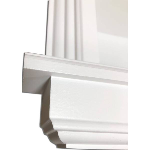 WG Wood Products Belvedere Recessed Toilet Paper Holder in Unfinished Solid Wood Double with Newport Frame with Ledge