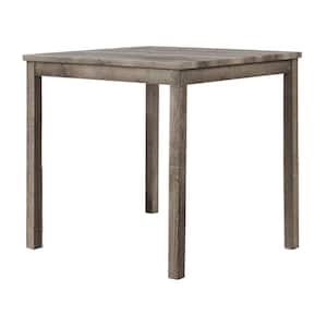 Svend 36 in. Antique Natural Oak Wood Counter Height Square Dining Table