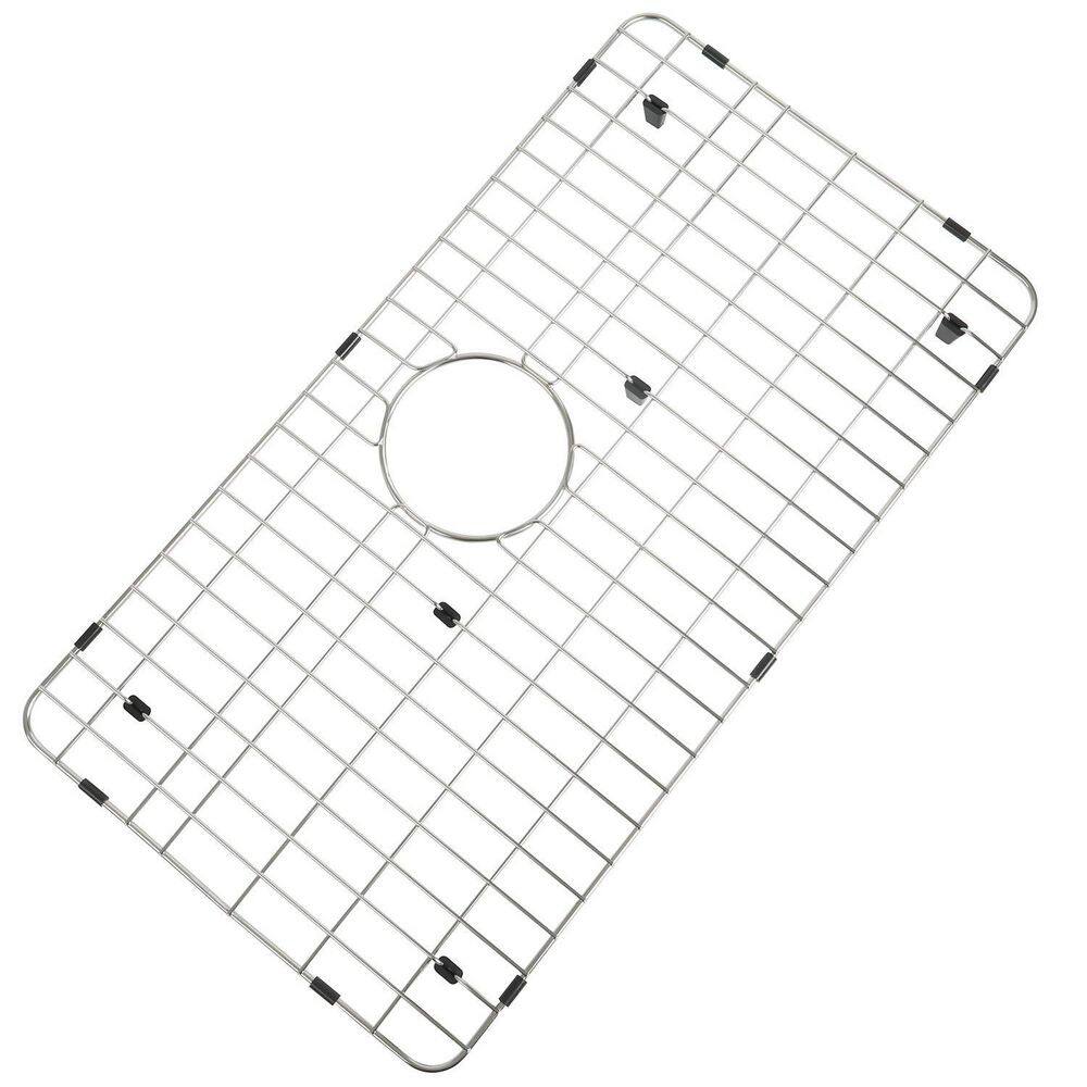 26 in. L x 14 in. W Stainless Steel Kitchen Sink Bottom Grid with Rear Drain, Sink Protector for Single Bowl Sinks price history on PriceWatchPro