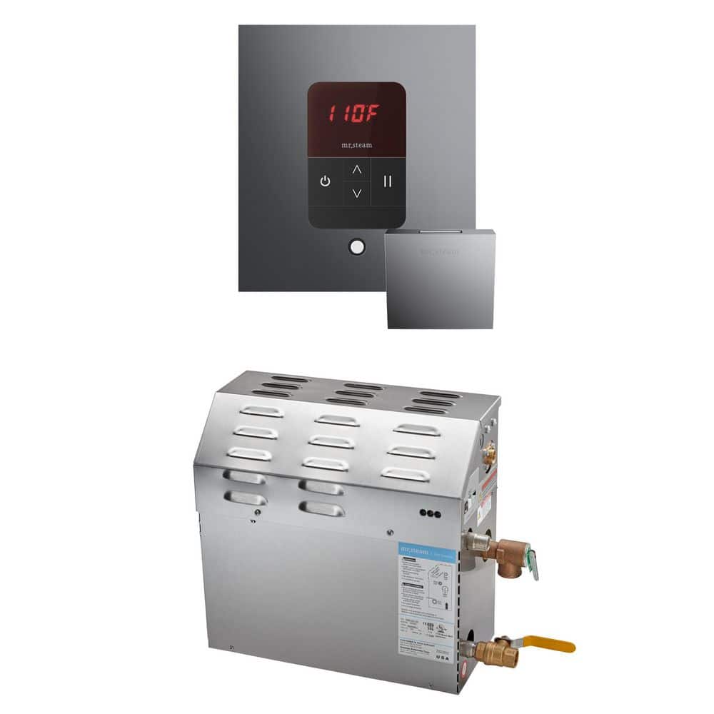 MS 10 kW (10000 W) Steam Shower Generator Package with Square iTempo Control in Brilliant Black price history on PriceWatchPro