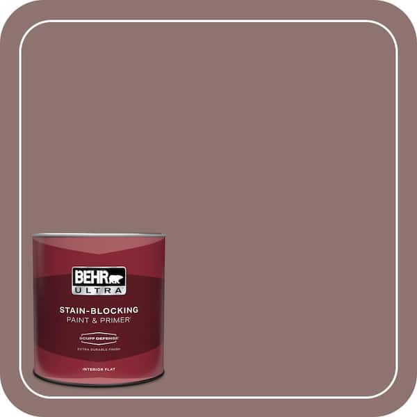 BEHR ULTRA 1 qt. #720B-5 Bitter Briar Extra Durable Flat Interior Paint & Primer