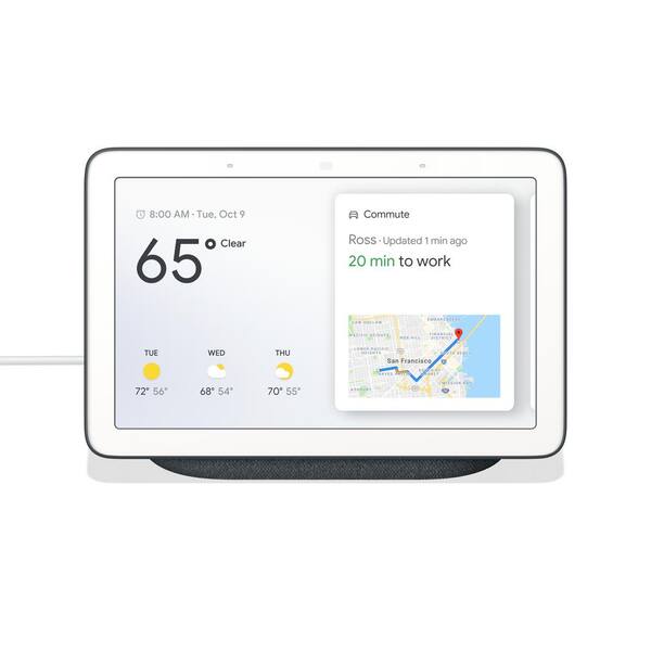 Google Nest Hub 1st Gen - Smart Home Speaker and 7" Display with Google Assistant - Charcoal