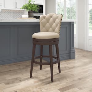 Edenwood 30.5 in. Cream Bar Stool