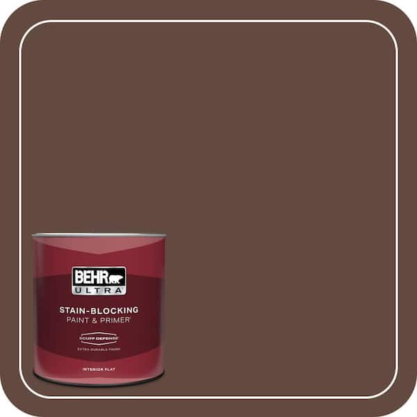 BEHR ULTRA 1 qt. #S-G-770 Wild Horse Extra Durable Flat Interior Paint & Primer