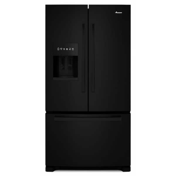 Amana 24.7 cu. ft. French Door Refrigerator in Black