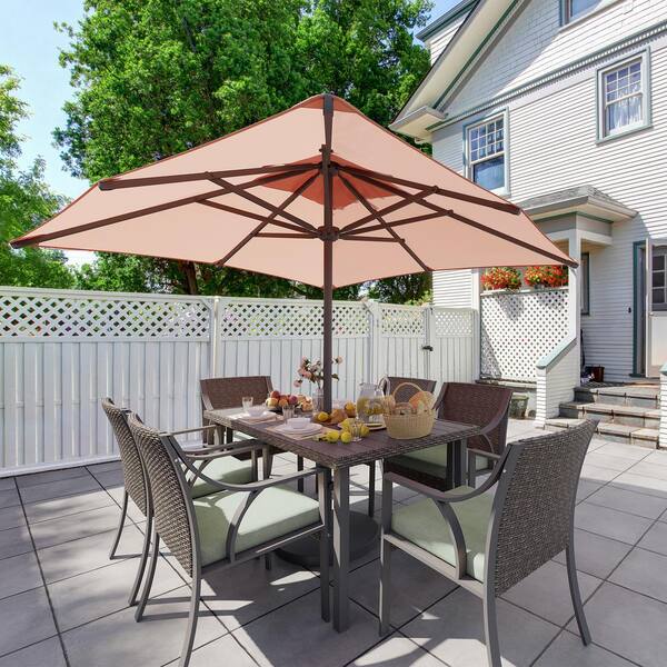 Home Decorators Collection Rosebrook 7-Piece Wicker Outdoor Dining