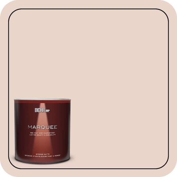 BEHR MARQUEE 1 qt. #S190-1 Seaside Villa Matte Interior Paint & Primer