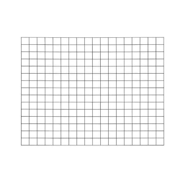 Select 60 in. x 72 in. Charcoal Black Steel Mesh Railing Panel