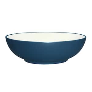 Colorwave Blue 9.5 in., 64 fl. oz. (Blue) Stoneware Round Vegetable Bowl