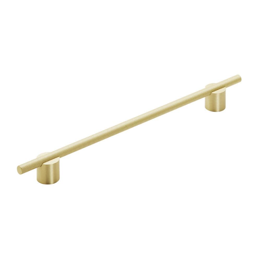Transcendent 10-1/16 in. (256mm) Modern Matte Gold Bar Cabinet Pull
