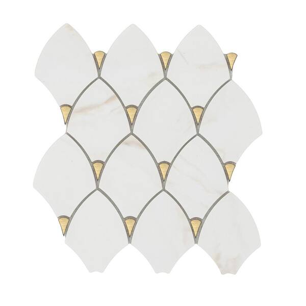 Emser Citadel Ivory Porcelain Cove Base Tile (6-in x 12-in)