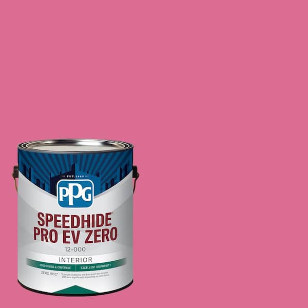 Speedhide Pro EV Zero 1 gal. PPG1181-6 Paris Pink Flat Interior Paint