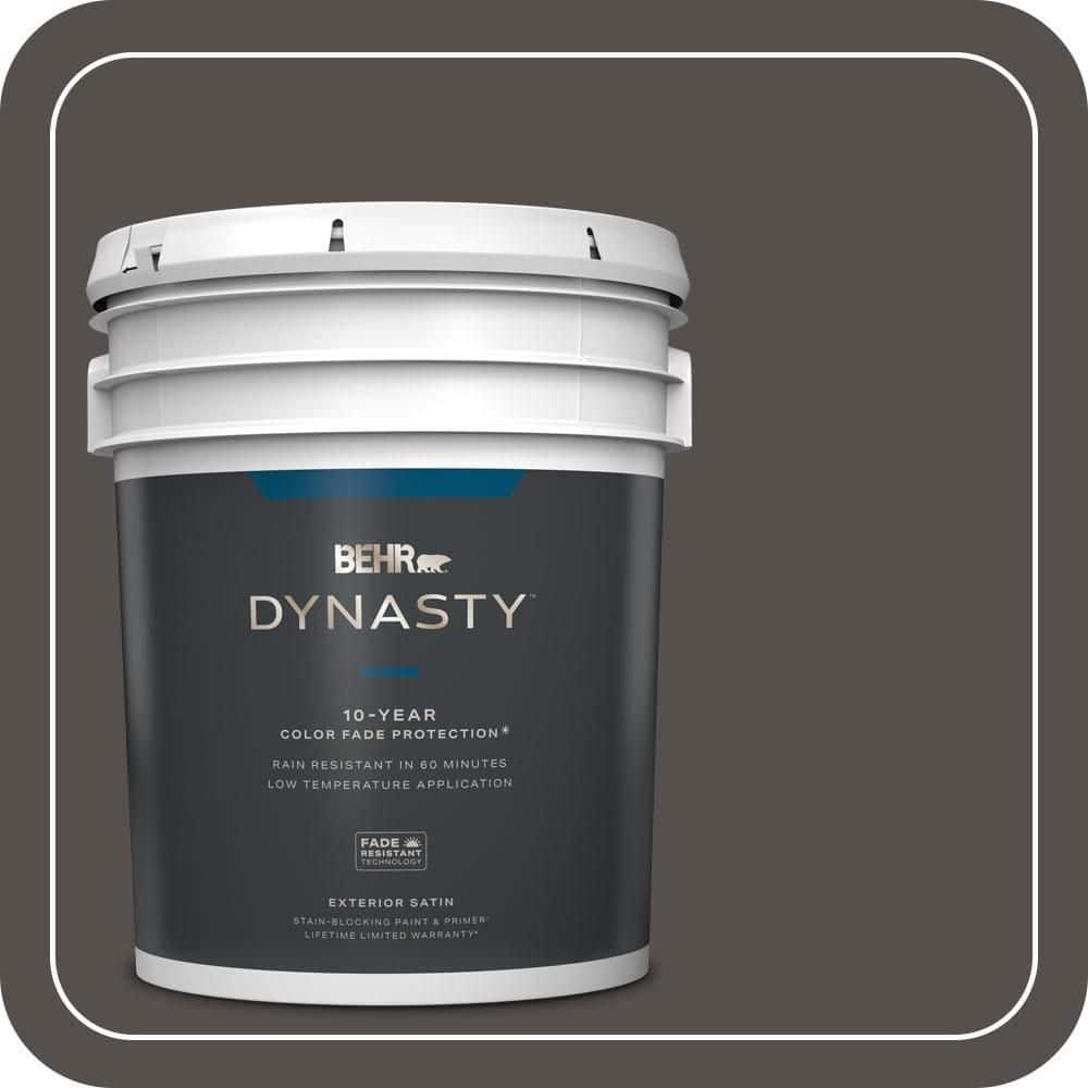 5 gal. #790F-7 Dark Cavern Satin Enamel Exterior Stain-Blocking Paint & Primer price history on PriceWatchPro