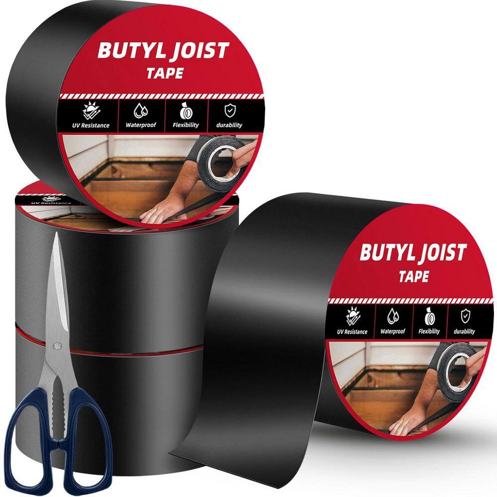 Weather-Resistant Butyl JoistTape for Decking 4 x 50 ft. Waterproof Anti-Corrosion SelfAdhesive DeckFlashing Tape 4Rolls price history on PriceWatchPro