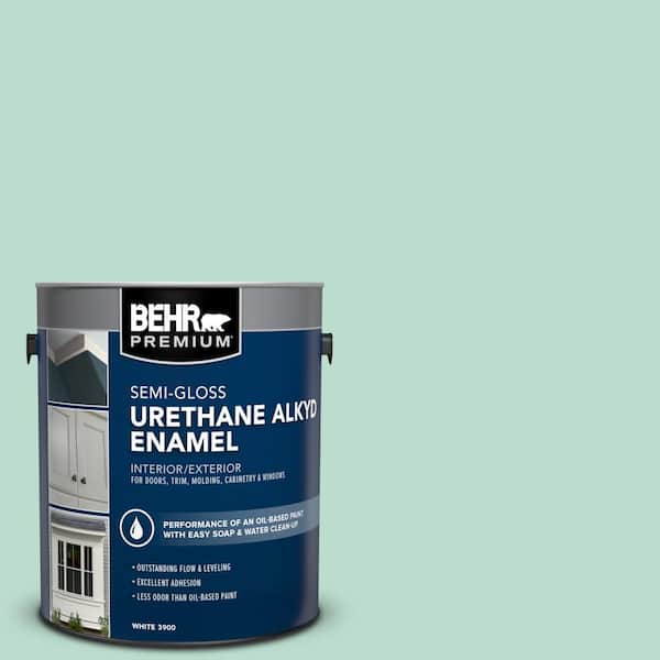 BEHR PREMIUM 1 gal. #M420-3 Mirador Urethane Alkyd Semi-Gloss Enamel Interior/Exterior Paint