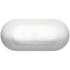 Duravit 63 in. Acrylic Flatbottom Bathtub in White 700525000000090 ...