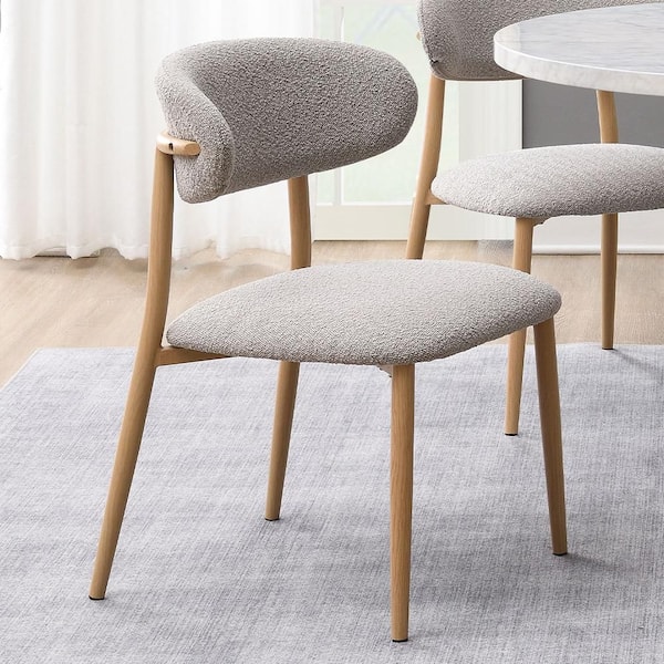 ACME FURNITURE チェア JOURNAL STANDARD Amazon.com - ACME Side Chair, Gray Fabric & Gray Oak - Chairs