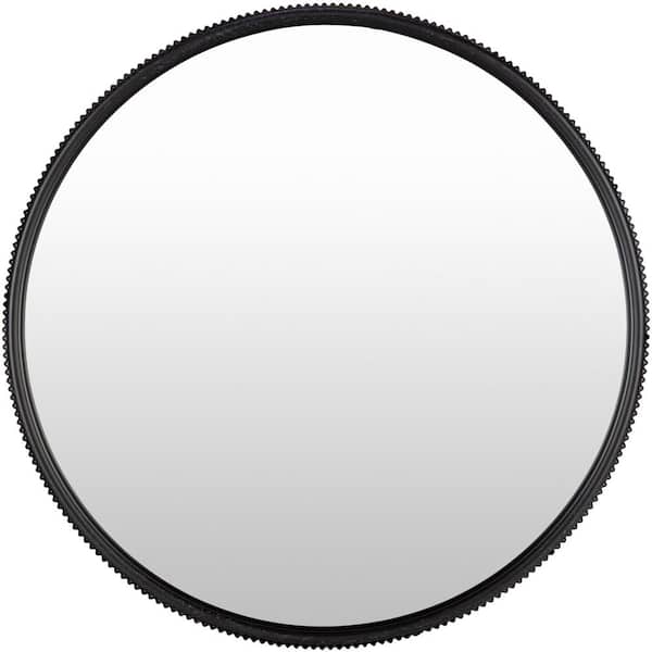 Livabliss Matteo 23 in. x 23 in. Black Framed Decorative Mirror