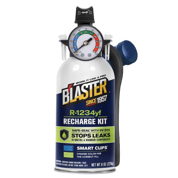 Blaster 8 oz. YF Refrigerant Kit with Stop Leak BLA600yfA - The