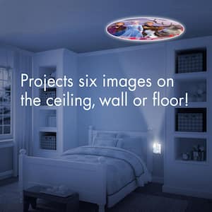 0.5-Watt Frozen 2 6-Image Plug In Light Sensing integrated LED Night Light