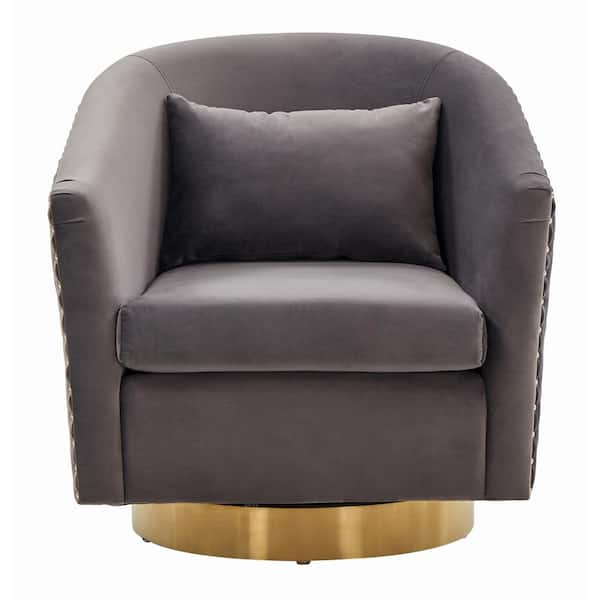 SAFAVIEH Clara Slate Grey Accent Chair