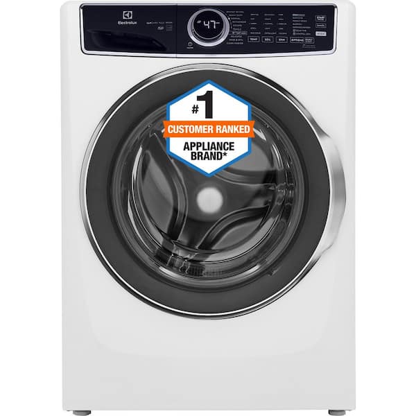 4.5 cu. ft. Stackable Front Load Washer in White with LuxCare Plus Wash System, Pure Rinse and 15-minute Fast Wash