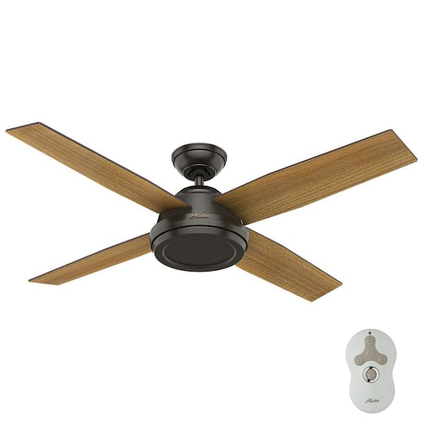 Hunter Dempsey 52 in. Indoor Noble Bronze Ceiling Fan