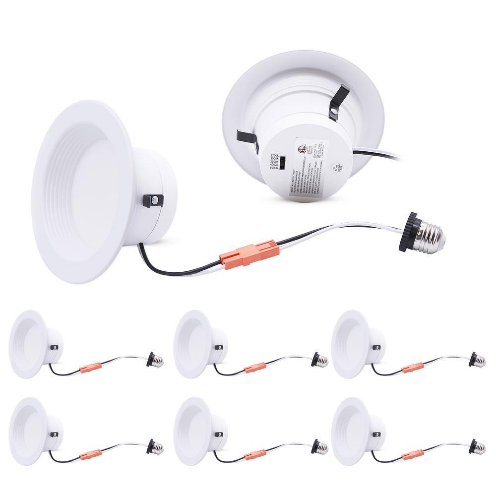 Lecoht 4 in. New Construction and Remodel Recessed Retrofit Dimmable