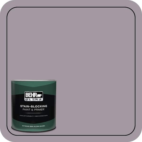 BEHR ULTRA 1 qt. #N570-3 Art Nouveau Glass Semi-Gloss Enamel Exterior Paint & Primer
