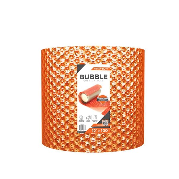 12 in. x 100 ft. Orange Heavy Duty Bubble Cushion