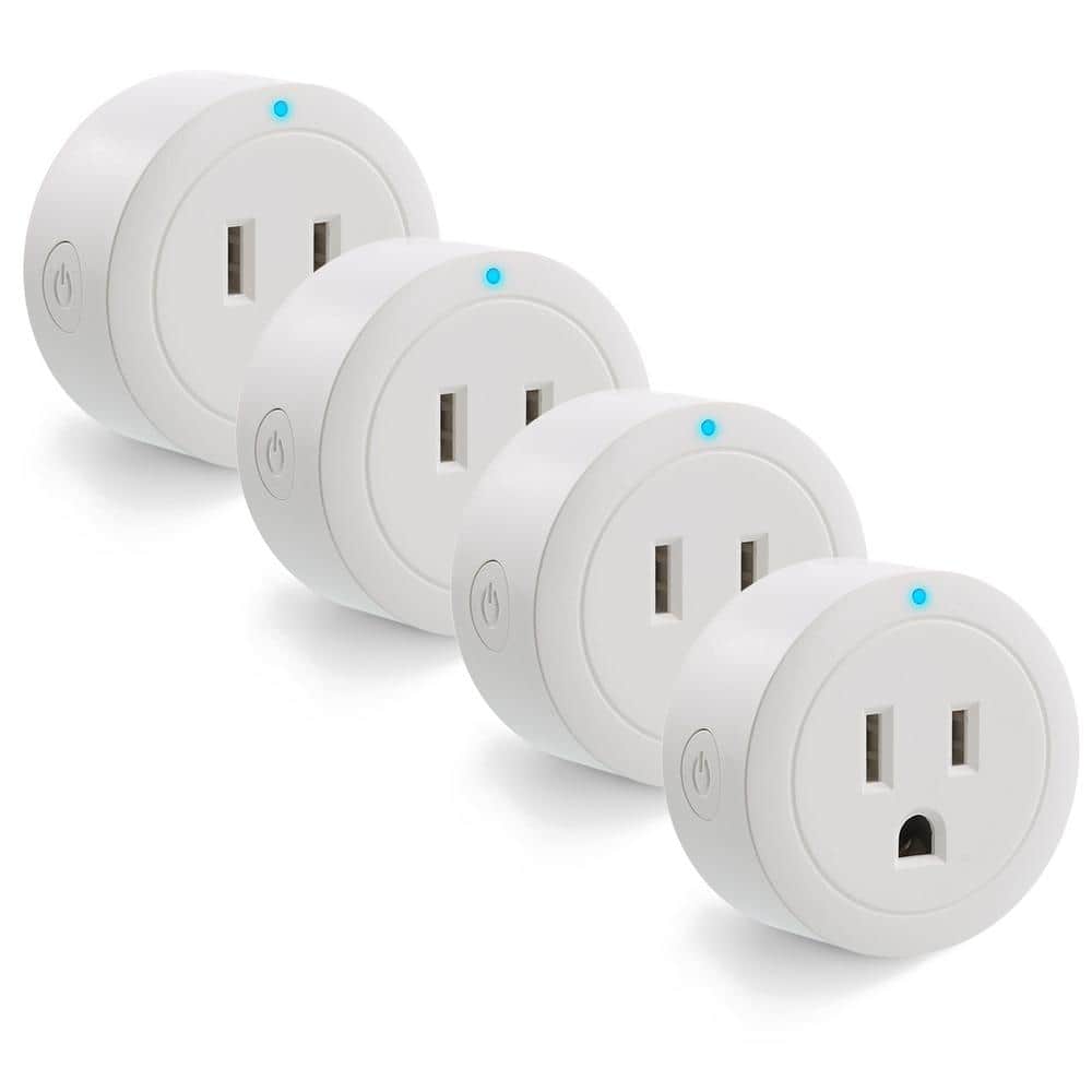 SIMPLE TOUCH Indoor WiFi Smart Plug with Single Grounded Outlet