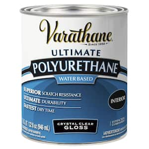 1 qt. Clear Gloss Water-Based Interior Polyurethane