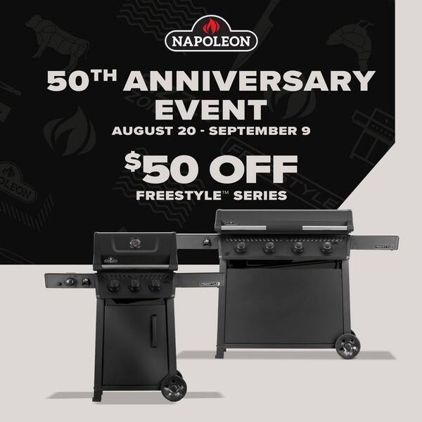 Freestyle 24 in. 3-Burner Pre-seasoned Natural Gas Griddle in Black