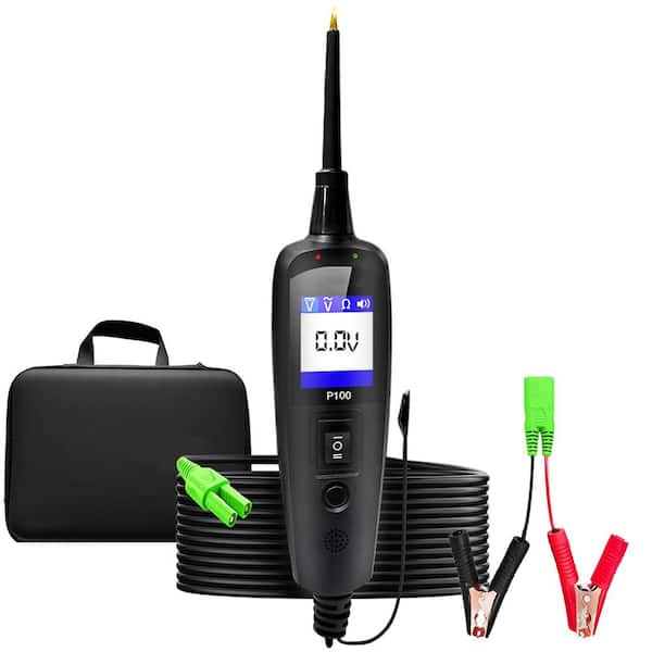 Vrbgify 12V-24V AC/DC Digital Power Circuit Probe Car Fuse Tester, Circuit Breaker Finder, Voltage Tester with 20Ft Cable