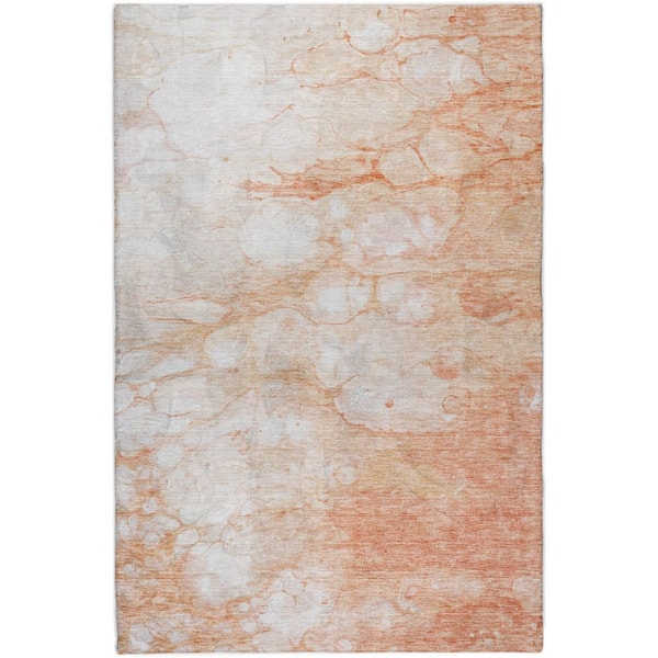 Dream Shag Premium Machine Washable Abstract ADS699 Aloe 9 ft. x 12 ft. Area Rug