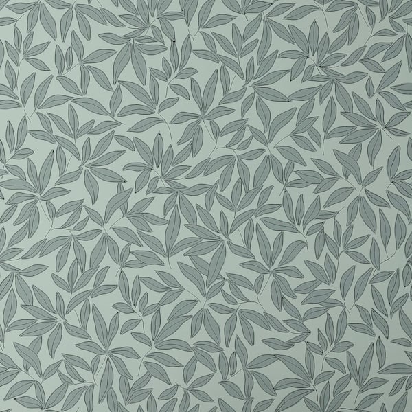 The Company Store Scattered Leaf Green Non-Pasted Wallpaper Roll (covers approx. 52 sq. ft.)