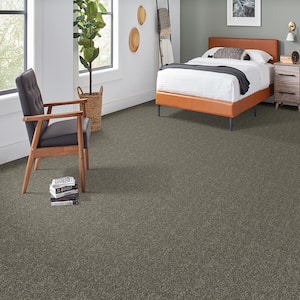 Denfort - Dakota-Brown 70 oz. Triexta PET Texture Installed Carpet