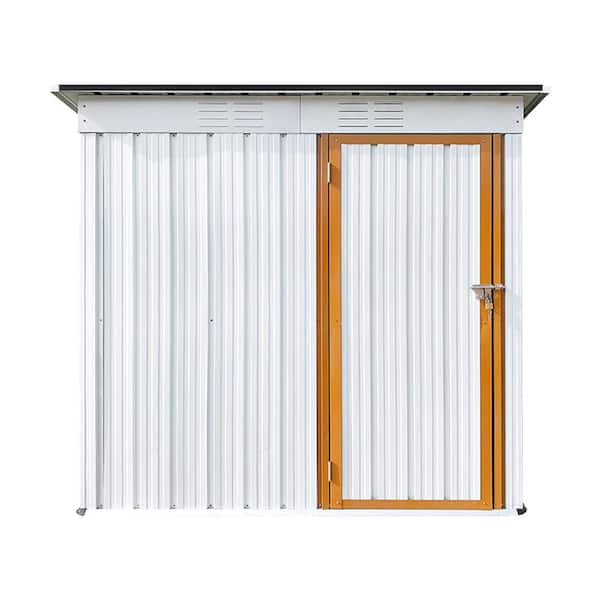 Tatayosi 3.6 ft. W x 5 ft. D Outdoor Metal Garden Sheds Storage Sheds, Coverage Area 18.6 sq. ft.