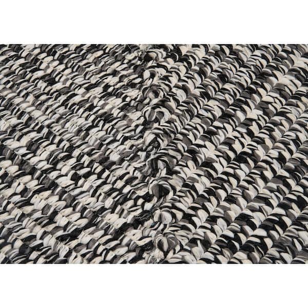 Marilyn Tweed Zebra 8 ft. x 8 ft. Square Braided Rug