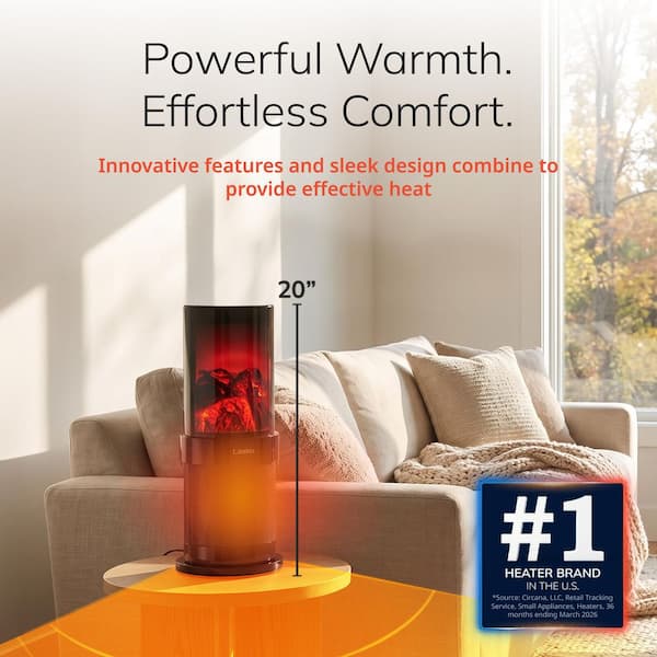 Lasko 1500W 20 in. Electric Oscillating Forced Air Ceramic
